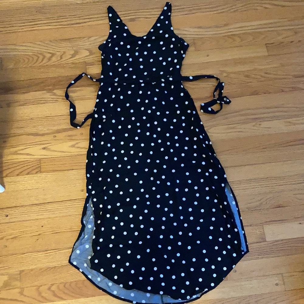 Polka Dot Midi Dress